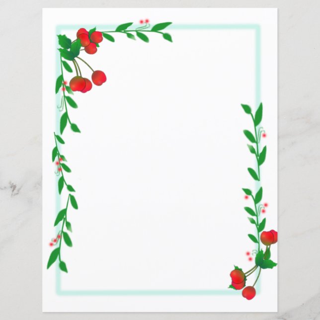 Cherry Gerahmt Stationary (Vorderseite)