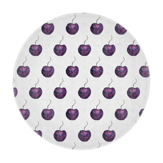 Cherry Glass Cutting Board Schneidebrett (Vorderseite)