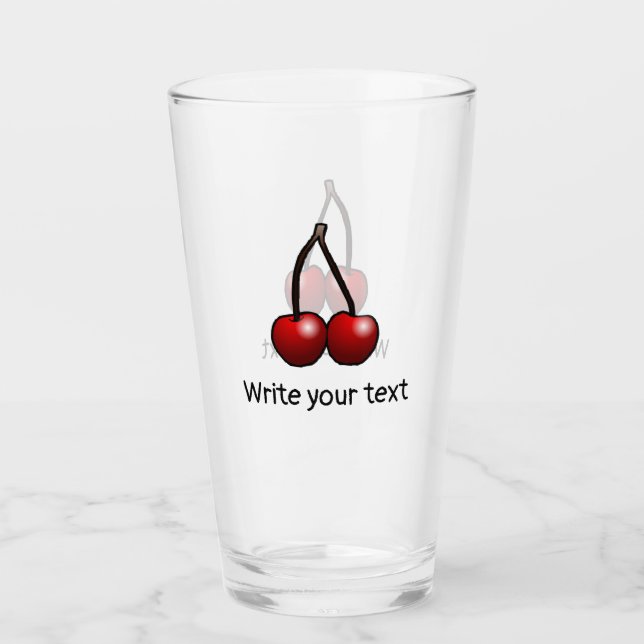 Cherry Glass Tumblers (Vorderseite)
