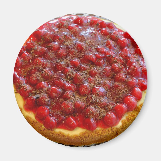 Cherry Graham Cheesecake Magnet (Vorne)