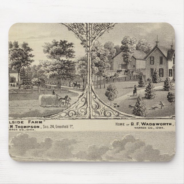Cherry Grove, Hillside Farm Mousepad (Vorne)