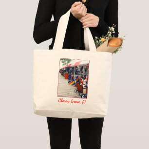 Cherry Grove Pride Wagon Jumbo Leinwand Tasche
