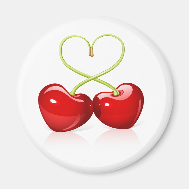 Cherry Heart Magnet (Vorne)