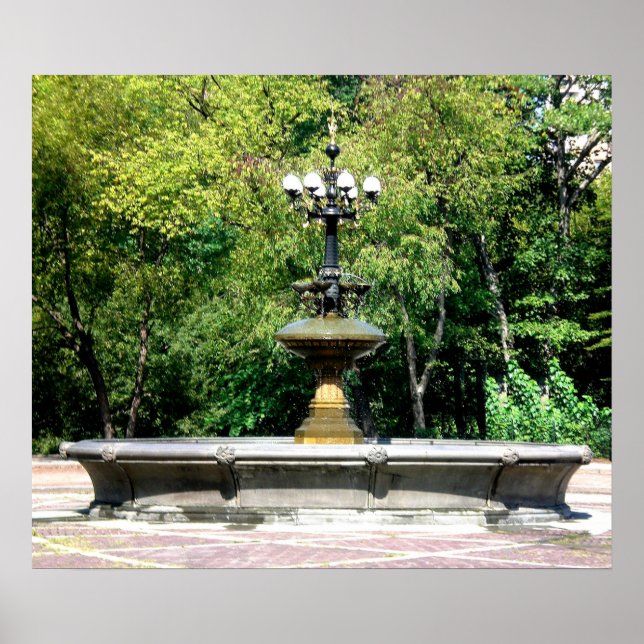 Cherry Hill Fountain Poster (Vorne)