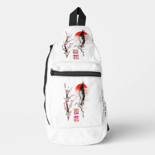 Cherry Japan Pastel Sakura Crossbody Bag