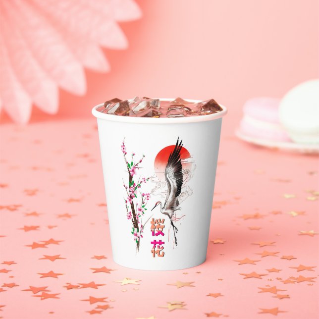 Cherry Japan Pastel Sakura Pappbecher (Insitu)