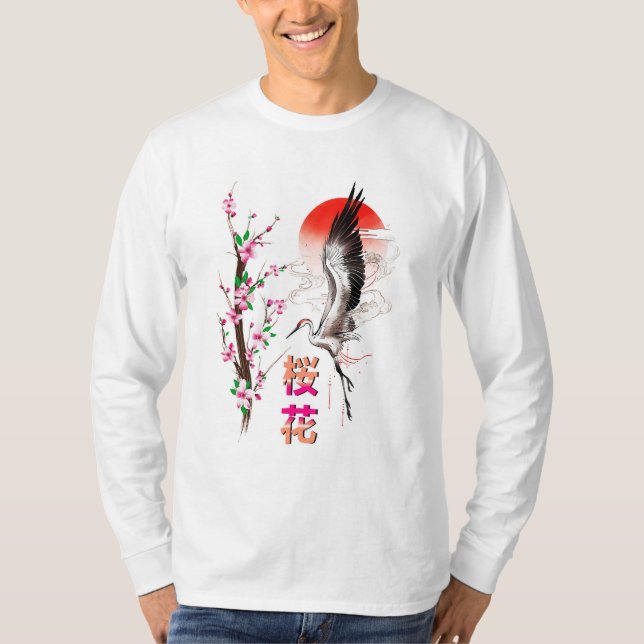 Cherry Japan Pastel Sakura T-Shirt (Vorderseite)