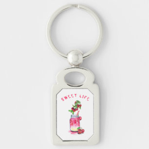 Cherry Juice Cool Drink Keychain Schlüsselanhänger