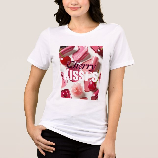 Cherry Kisses Delight Tri-Blend Shirt (Vorderseite)