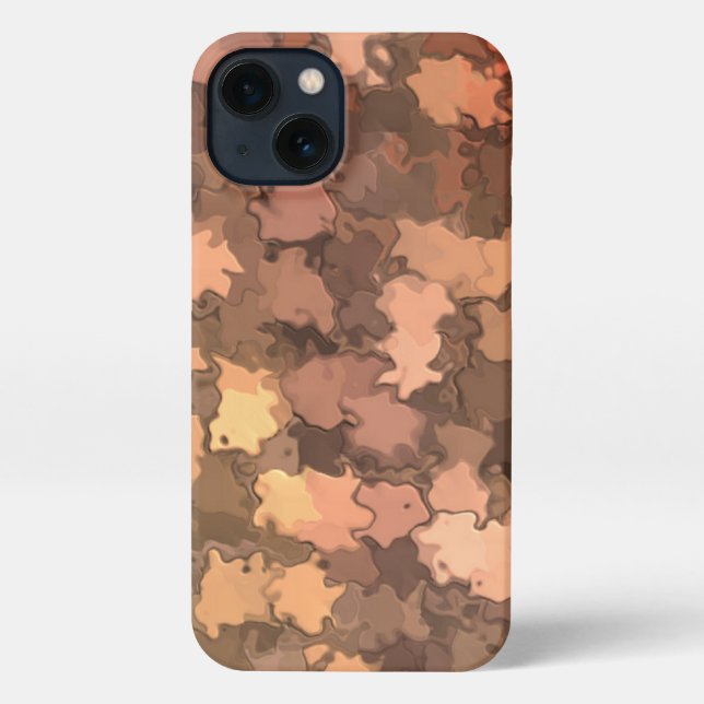 Cherry Leaf Camouflage iPhone Case iPhone Hülle (Rückseite)