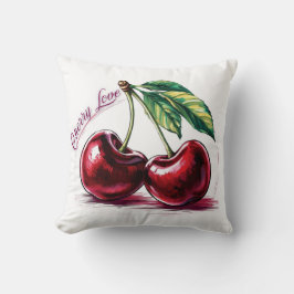 Cherry Love Cushion Kissen