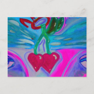 Cherry Lovetifu Postkarte