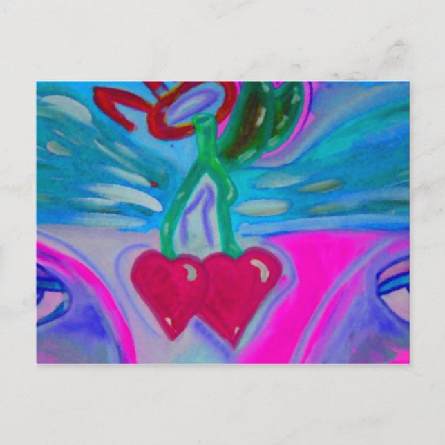 Cherry Lovetifu Postkarte (Vorderseite)