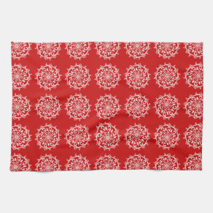 Cherry Mandala Geschirrtuch