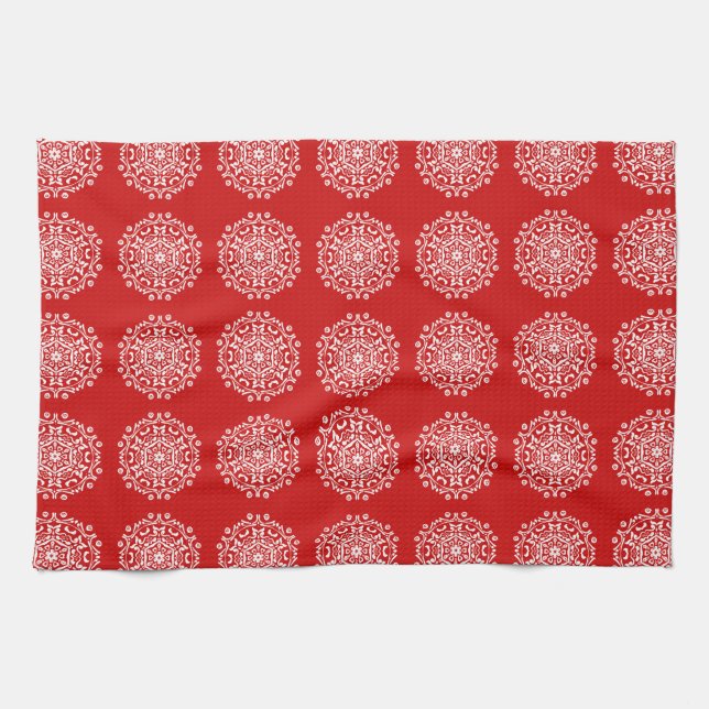 Cherry Mandala Handtuch (Horizontal)