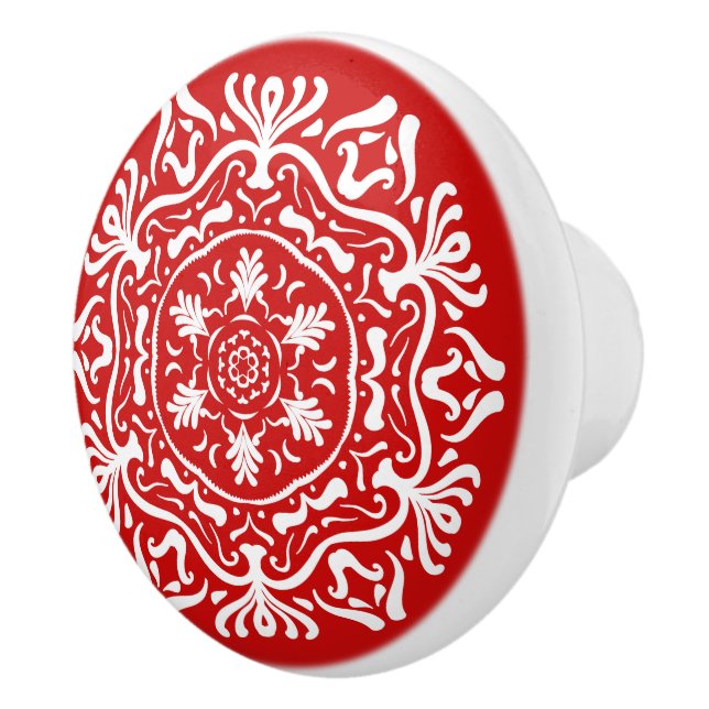 Cherry Mandala Keramikknauf (Rechts)