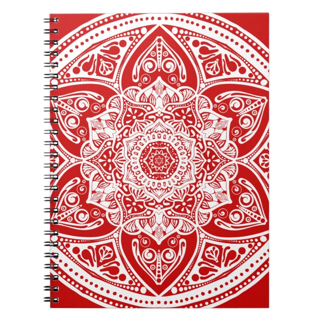 Cherry Mandala Notizblock (Vorderseite)