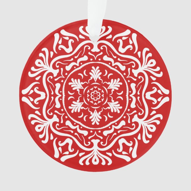 Cherry Mandala Ornament (Vorderseite)