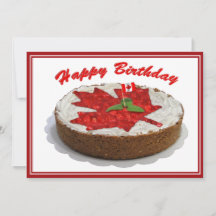 Cherry Maple Leaf Cake