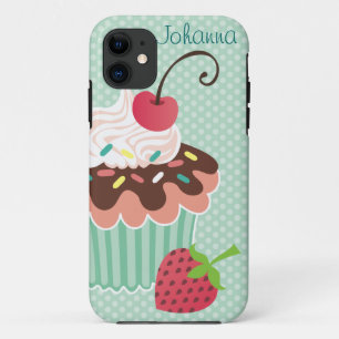 Cherry & Mint Cupcake iPhone 5 Case-Mate title_seo2
