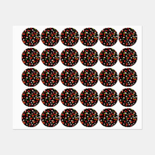 Cherry Muster 2 Etiketten