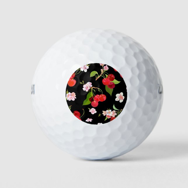 Cherry Muster 2 Golfball (Vorderseite)