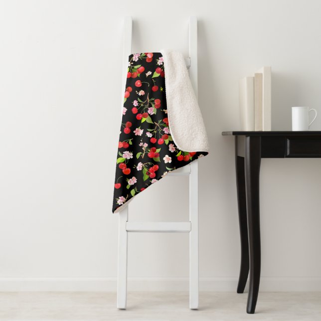 Cherry Muster 2 Sherpadecke (Beispiel)