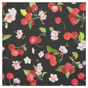 Cherry Muster 2 Stoff