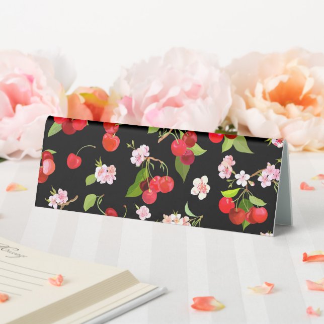 Cherry Muster 2 Tischaufsteller (In Situ (Hochzeit))