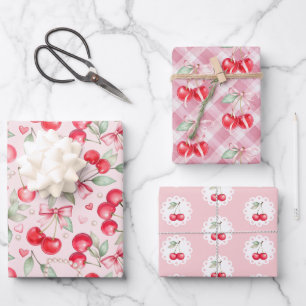 Cherry on Top Baby shower Coquette Papier à envelo