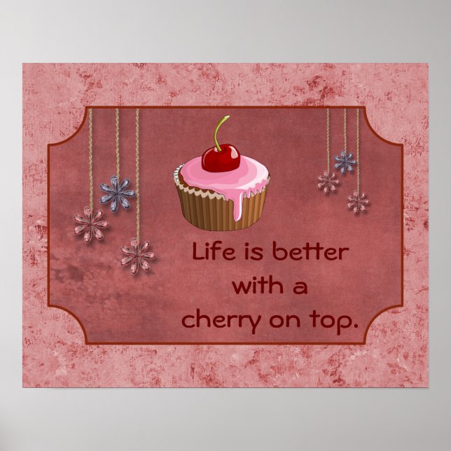 Cherry on top —Poster Edition III Poster (Vorne)