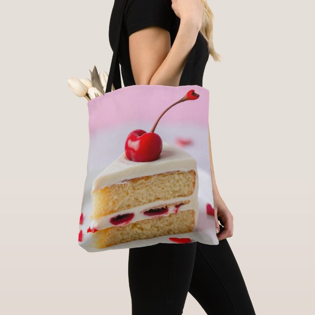 Cherry Ontop Vanilla Cake Einkaufsliste Tasche (Von Nahem)
