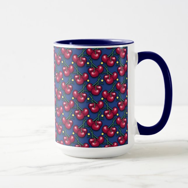 Cherry Pattern Tasse (Rechts)