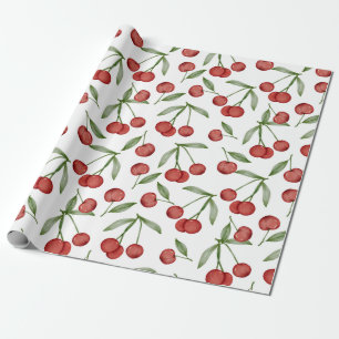 Cherry Pattern Wrapping Paper Geschenkpapier