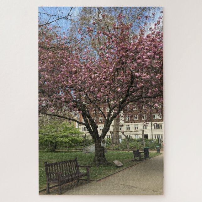Cherry Peace Tree Tavistock Square London UK (Vertikal)
