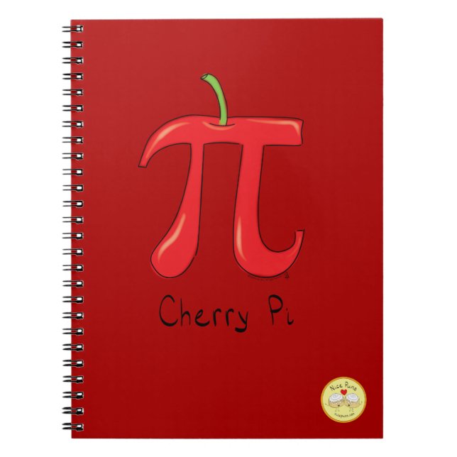 Cherry Pi Cute Math Pi Carnet Jour (Devant)
