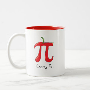 Cherry Pi Cute Math Pi Day Café Mug