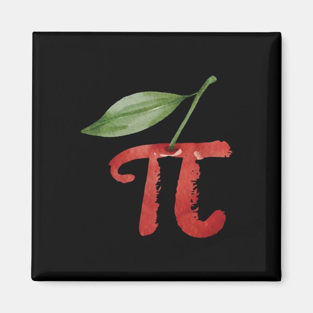 Cherry Pi Day Funny Pie Cherries 3.14 Spaß Scienc Magnet (Vorne)