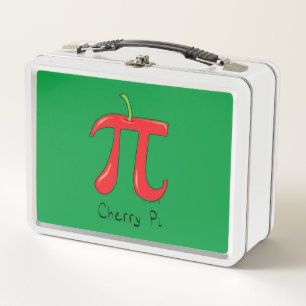 Cherry Pi Niedlich Mathe Pi Tagesessenbox Metall Brotdose