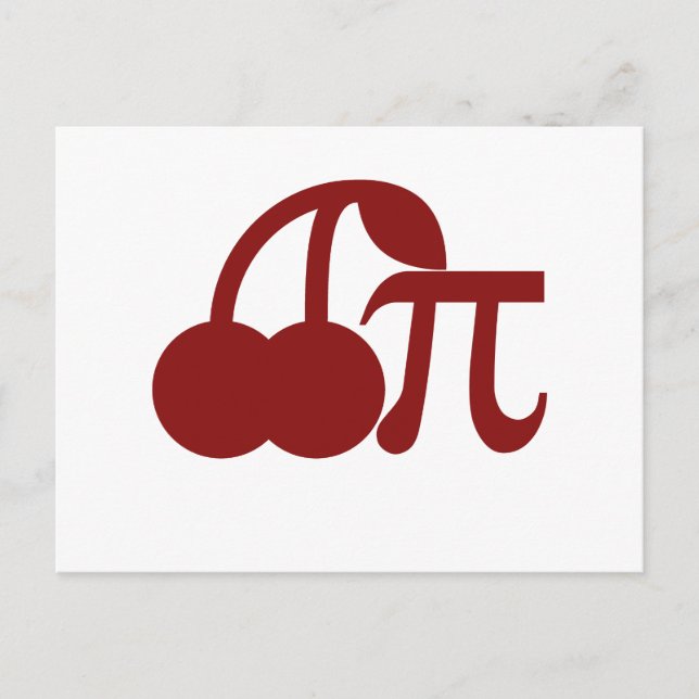 Cherry Pi Postkarte (Vorderseite)