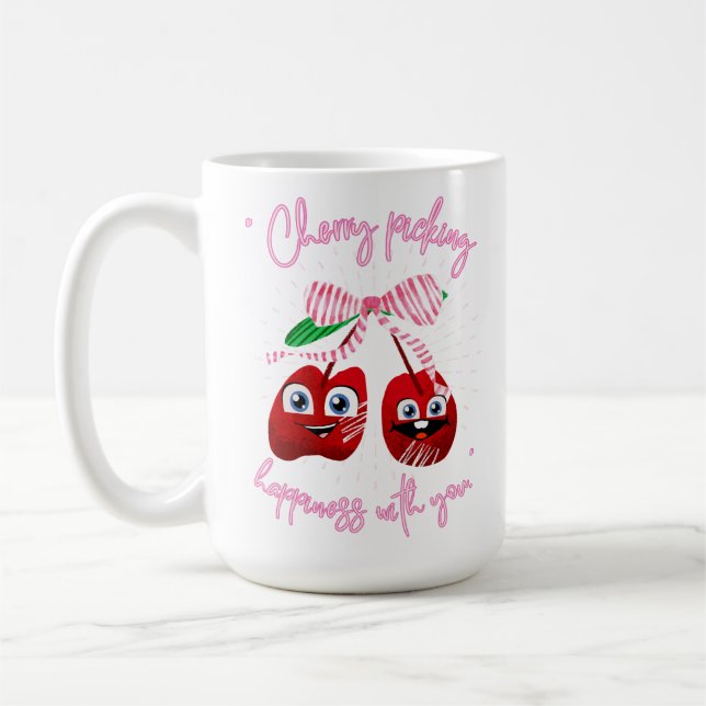 CHERRY PICKING KAFFEETASSE (Links)