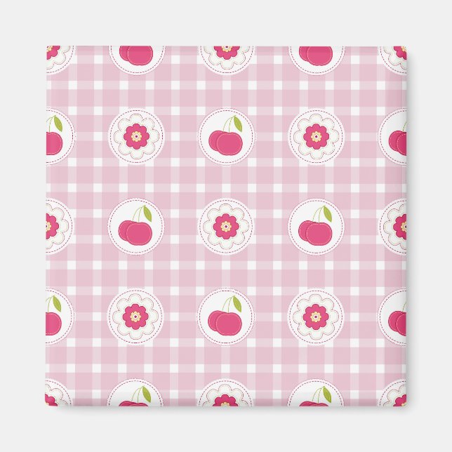 Cherry Picnic Magnet (Vorne)