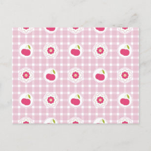 Cherry Picnic Postcard Postkarte