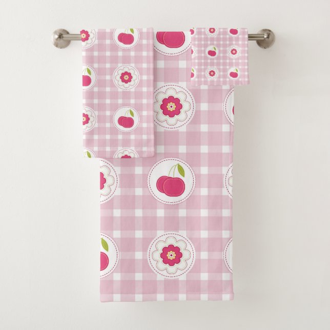 Cherry Picnic Towel Set (Insitu)