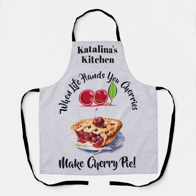 Cherry Pie All-over Print-Schürze Schürze (Vorderseite)