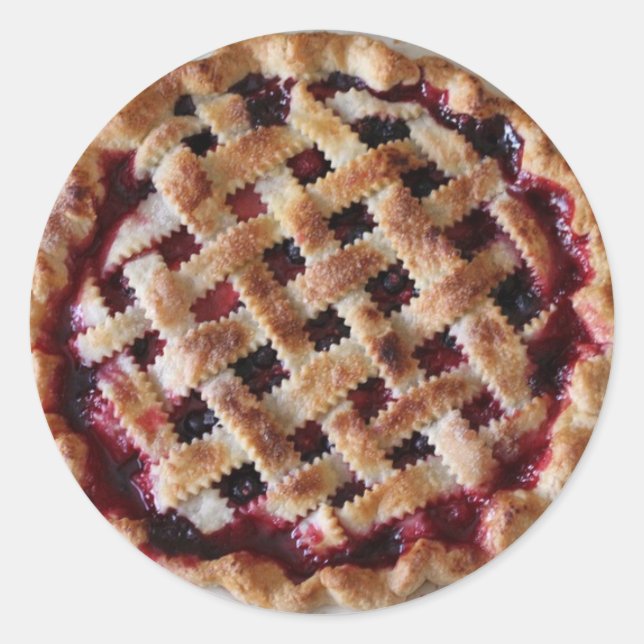 Cherry Pie Feinschmecker Dessert Stickers (Vorderseite)