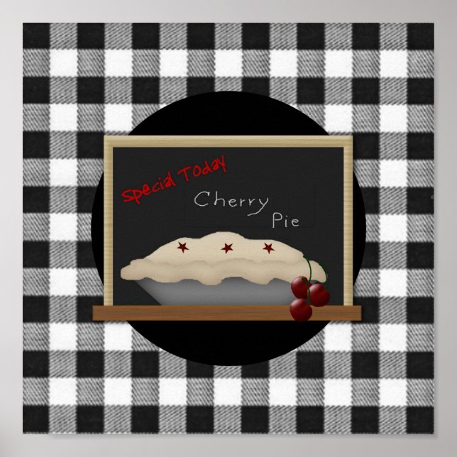 Cherry Pie Print Poster (Vorne)