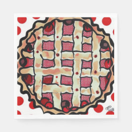 Cherry Pie Serviette