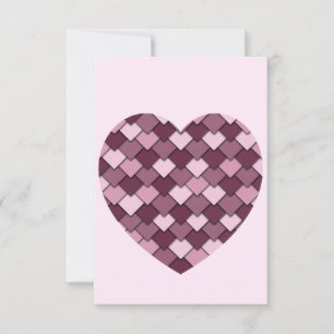 Cherry Pink Square und Diamond Herz
