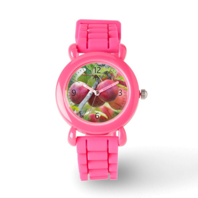 Cherry plum armbanduhr (Vorderseite)